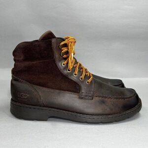 UGG Barrington Boots Men's 12 Brown Leather Waterproof Insulated Outdoor Winter‎